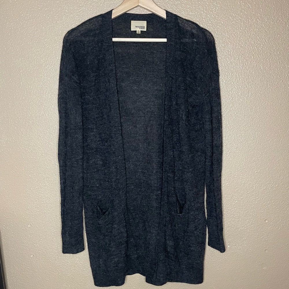 Aritzia Wool/Mohair Knit Duster Cardigan